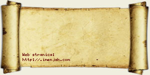 Zorana Jačović vizit kartica